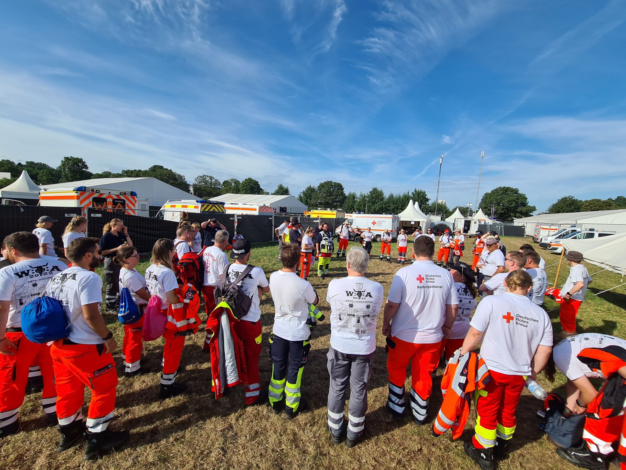 DRK im Einsatz beim Open Air Wacken