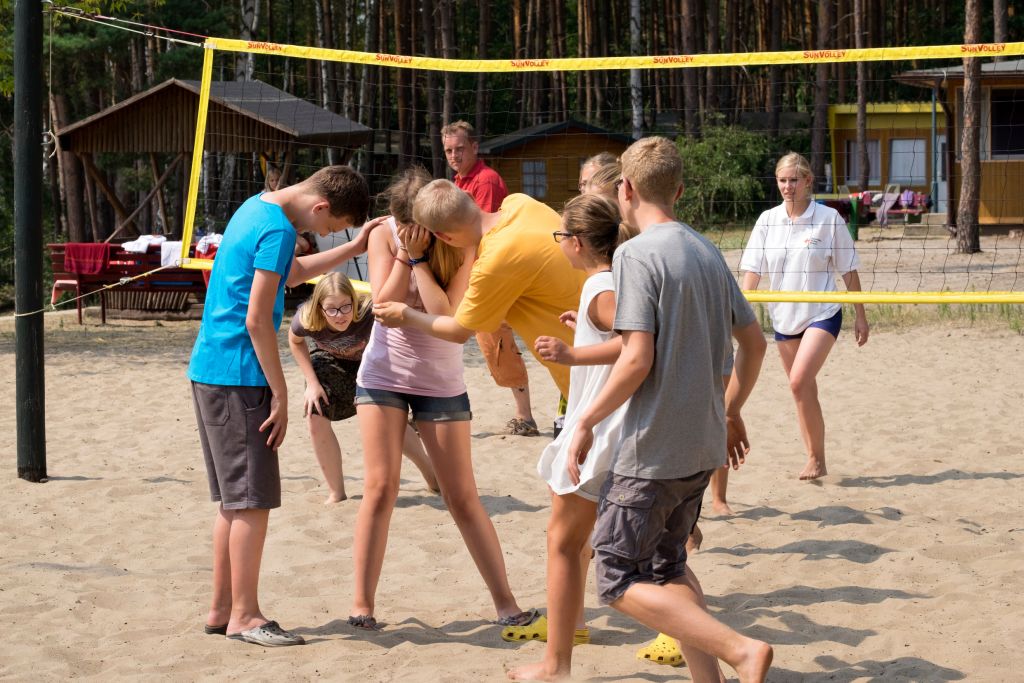 Sportunfall beim Volleyball